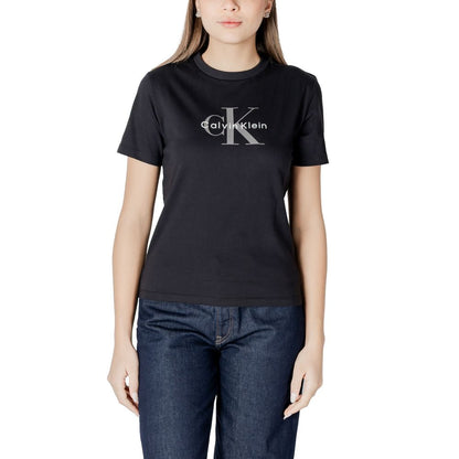 Calvin Klein Jeans Sleepless Night Schwarzes T-Shirt