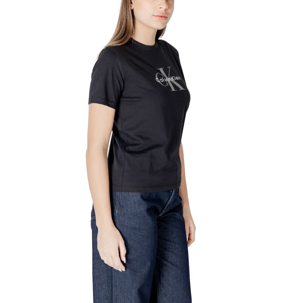 Calvin Klein Jeans Sleepless Night Schwarzes T-Shirt