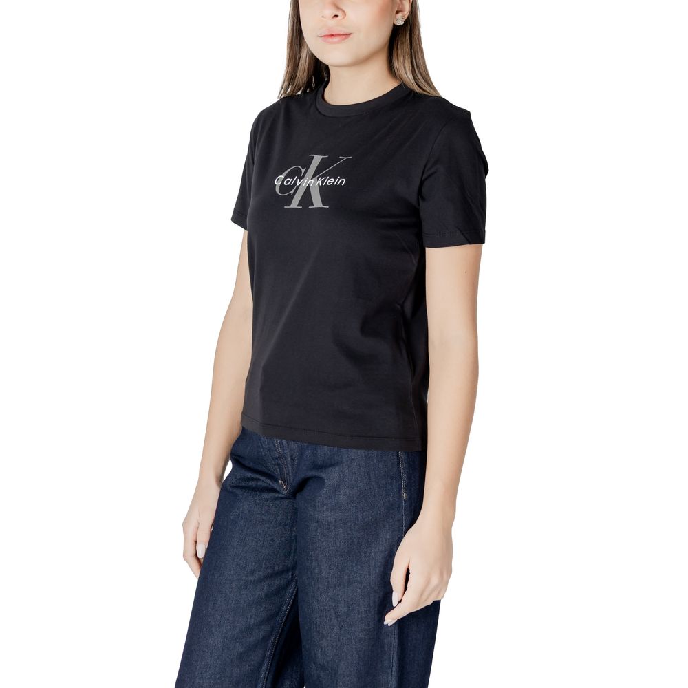 Calvin Klein Jeans Sleepless Night Schwarzes T-Shirt