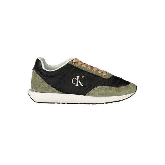 Calvin Klein Sleepless Night Black Sneakers Green Accents