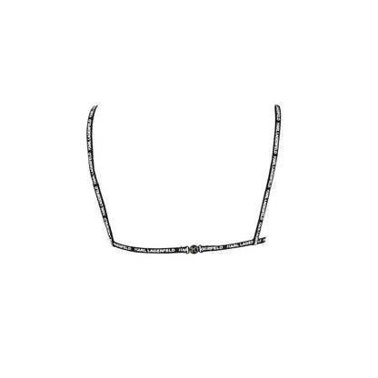 Karl Lagerfeld Triangle Swimsuit Sleepless Night Black