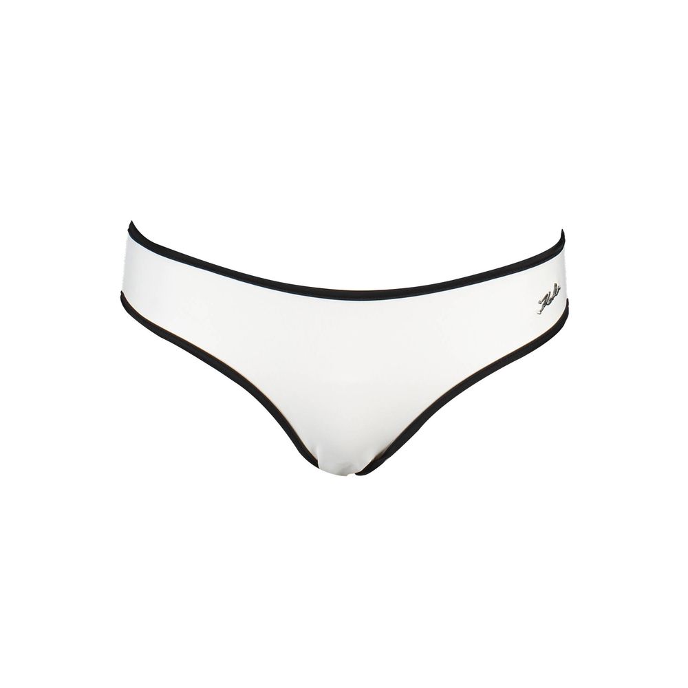 Karl Lagerfeld Badehose Marbella Town Weiß Bianco