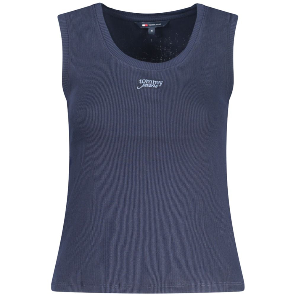 Tommy Hilfiger Blue Cotton Women Tank Top