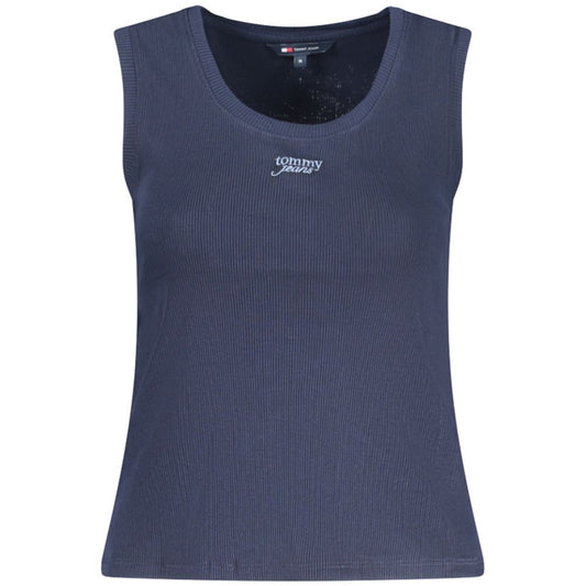 Tommy Hilfiger Blue Cotton Women Tank Top