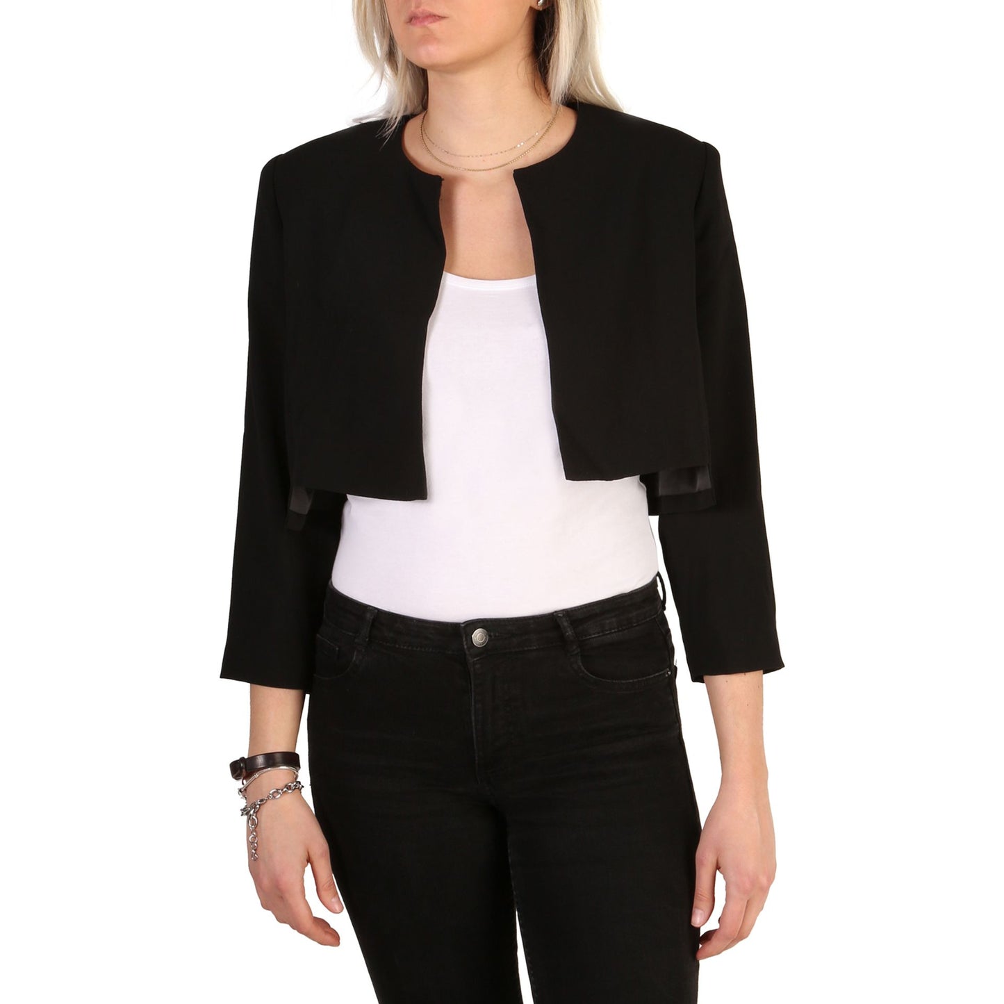 Guess Black Female Cropped Jacket