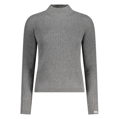 Pepe Jeans Grigio Baumwollpullover für Damen