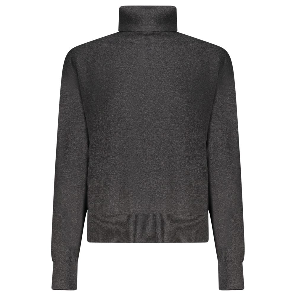 Pepe Jeans Sleepless Night Schwarzer ärmelloser Rollkragenpullover