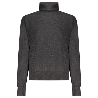 Pepe Jeans Sleepless Night Schwarzer ärmelloser Rollkragenpullover