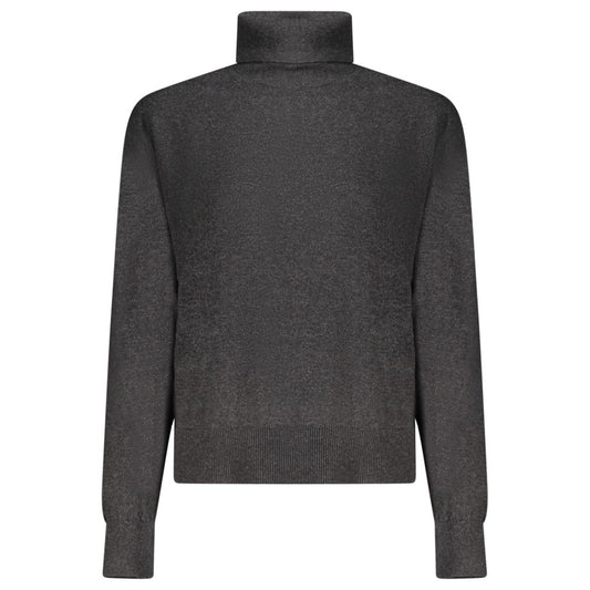 Pepe Jeans Sleepless Night Schwarzer ärmelloser Rollkragenpullover