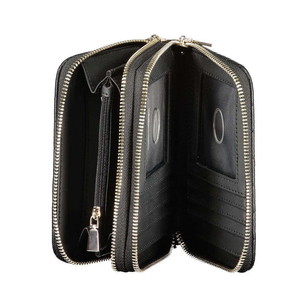 Schwarze Guess Jeans Polyurethan-Geldbörse für Damen