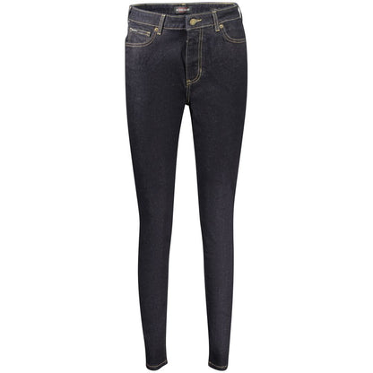 Vaqueros ajustados Guess Jeans Blu Cotton para mujer