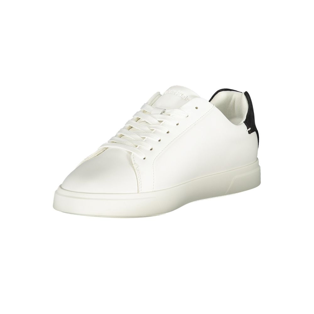 Calvin Klein Bianco Polyurethane Damen-Sneaker