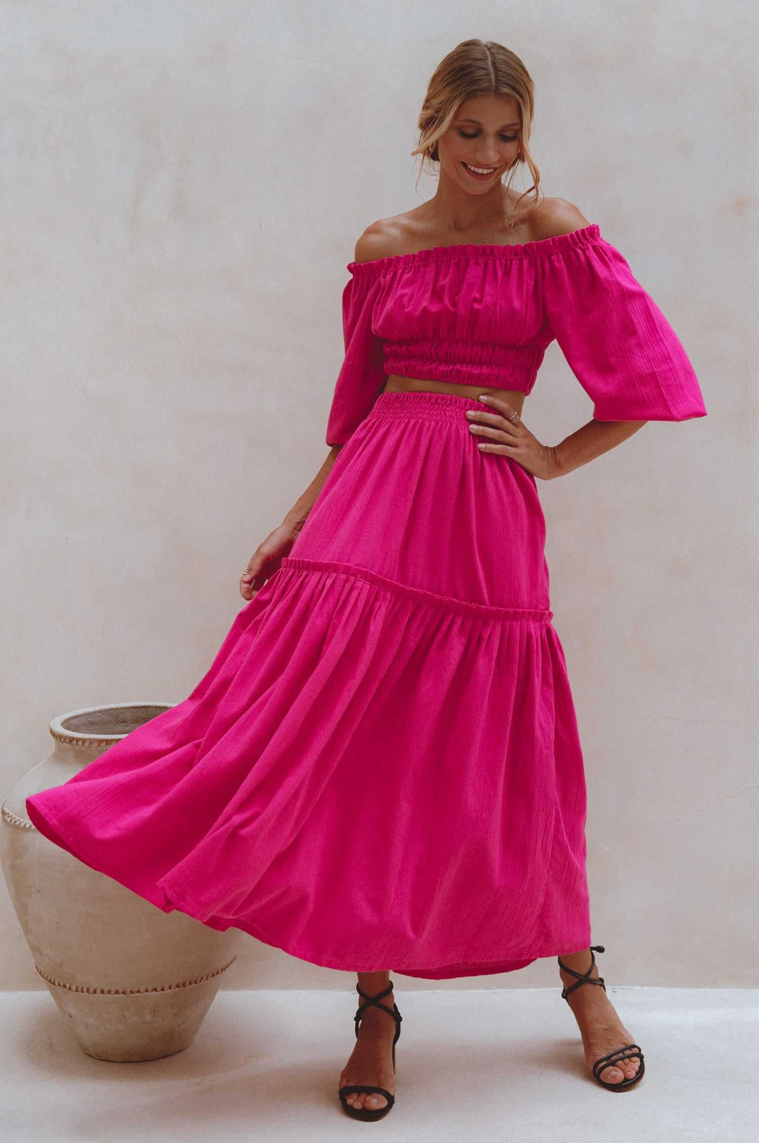 linen skirt