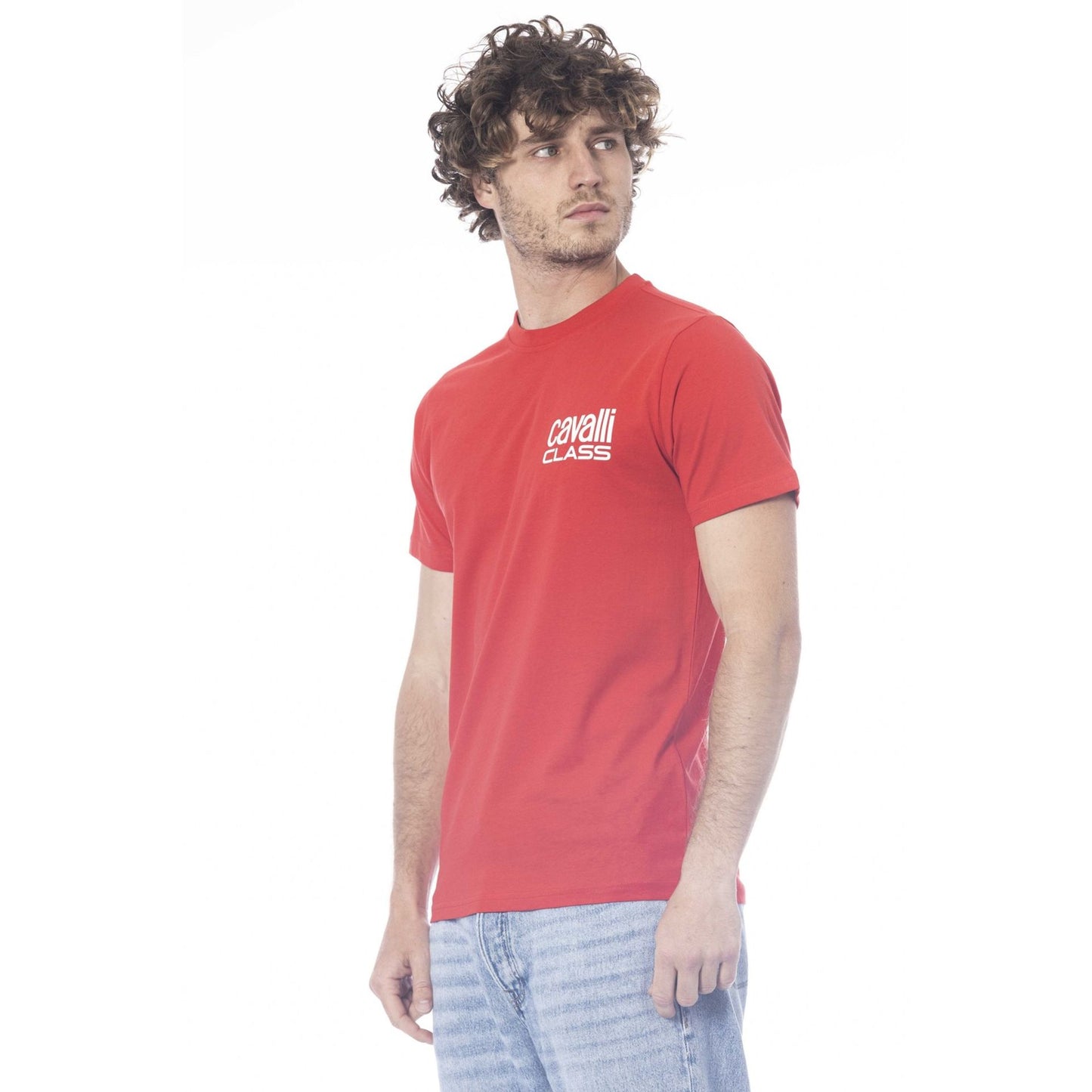 Cavalli Class Male Red T-Shirt