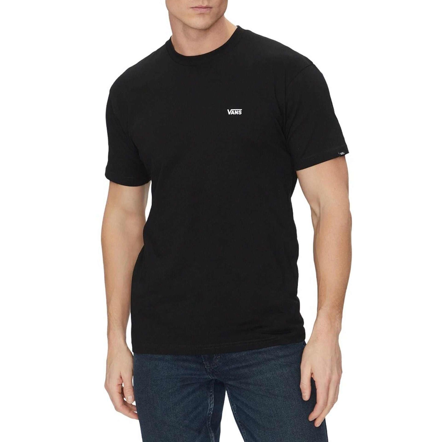 Vans Black Male T-Shirt with Logo